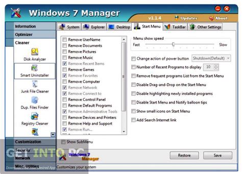 Yamicsoft Windows 8 Manager