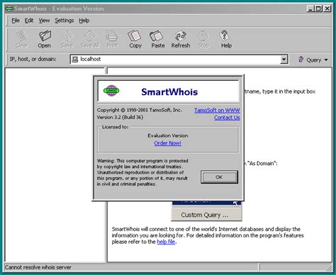 Download TamoSoft SmartWhois 5.1.302