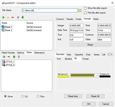 EMS Advanced Data Export